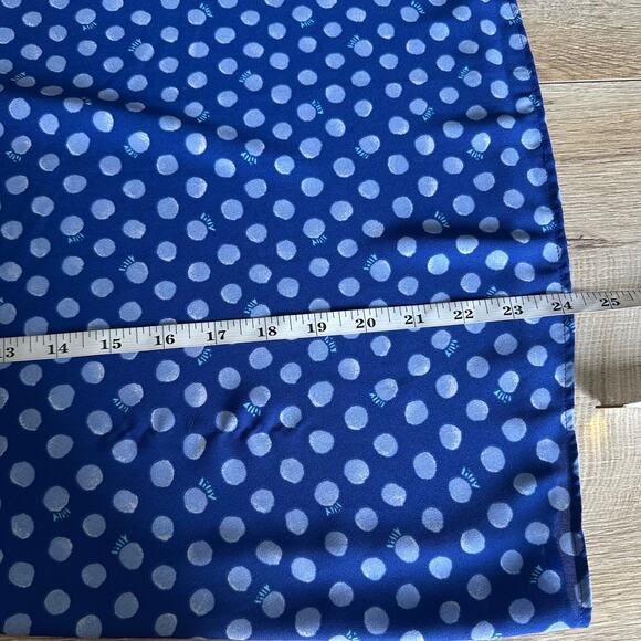 Lilly Pulitzer Langston Polka Dot Blouse Top Blue S - Picture 8 of 8